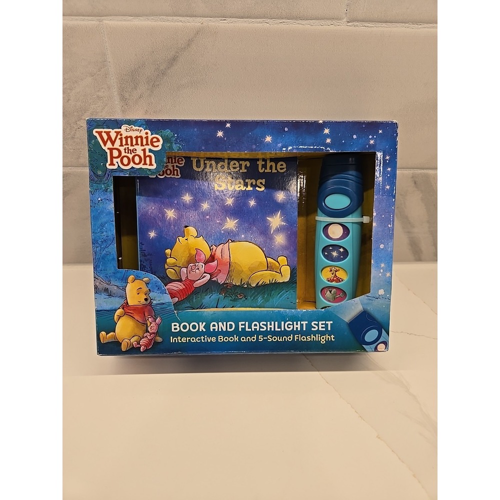 Disney Winnie the Pooh: Under the Stars Book and 5-Sound Flashlight Set